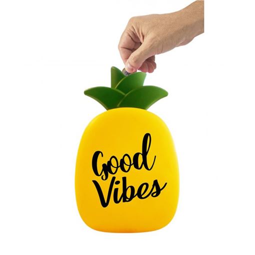 Cofre Abacaxi Good Vibes Cute Money